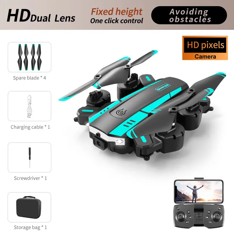 T6 Drone 8K Profesional 4K HD GPS Camera Obstacle Avoidance Aerial Photography Optical Flow Foldable Quadcopter 1KM Universal