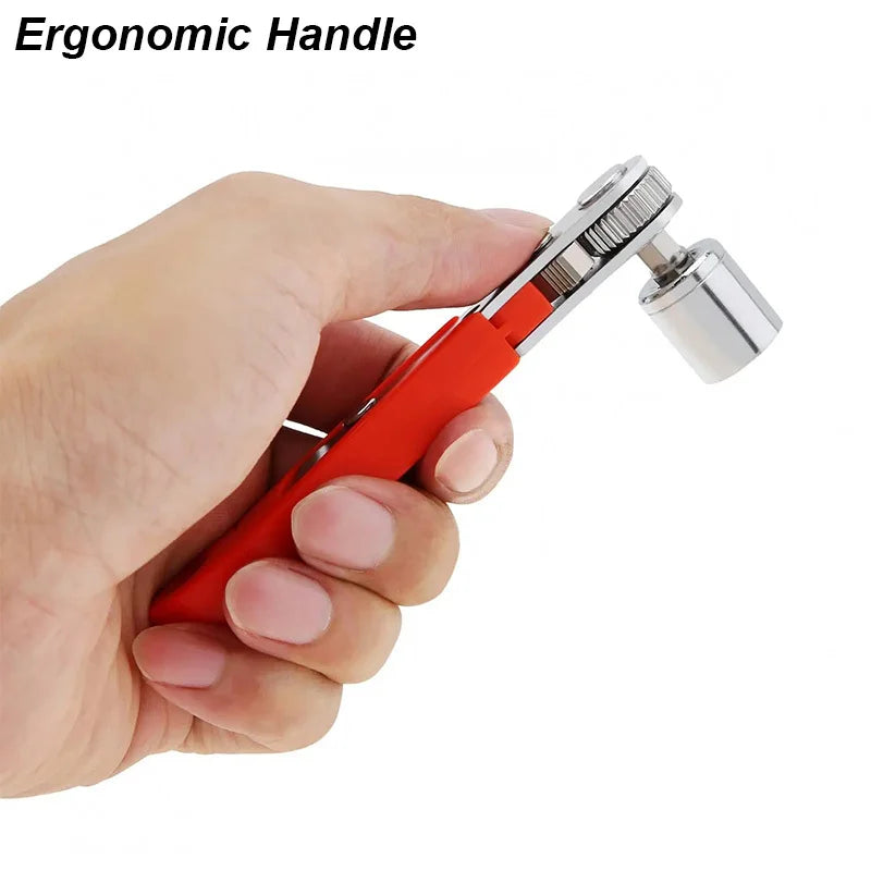 Right Angle Ratchet Wrench Screwdriver Socket Nut Set Metric Screwdriver Bit 1/4 Hexagon Handle Drive Torx Slot Hand Tool 90
