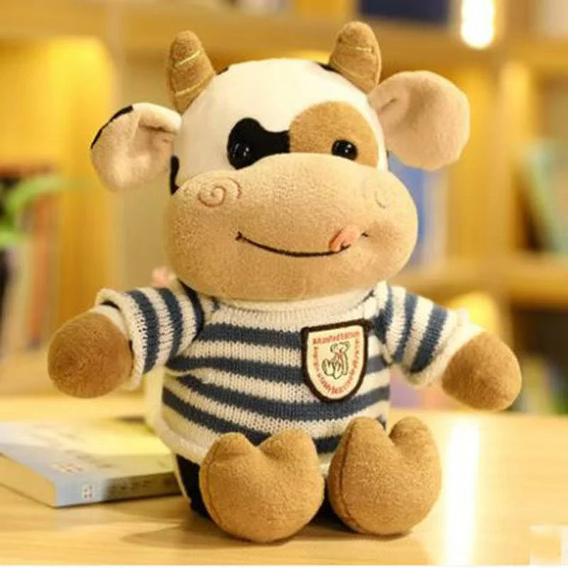 Cute Cow Plush Toy Rag Doll for Girlfriend Children's Toys Gifts Plush Toys Pillow Plushie Stuffed Animal Dolls