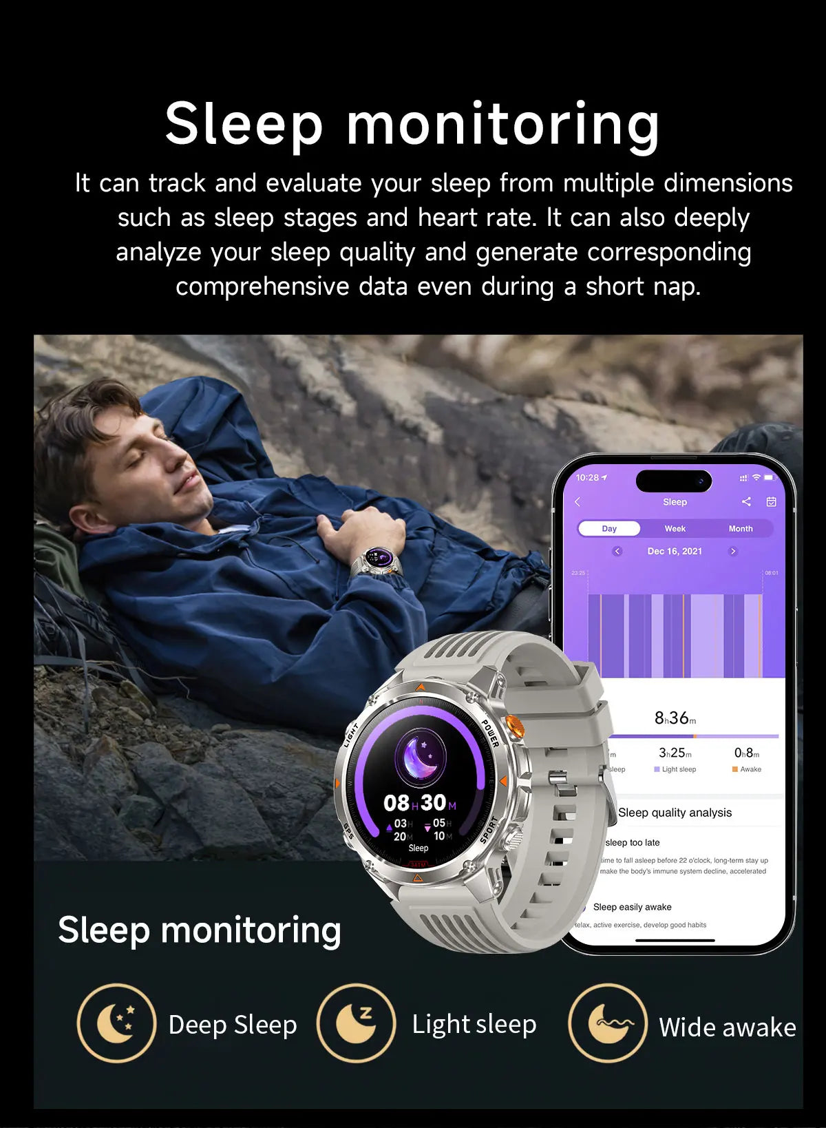 New Professional GPS Sports Smart Watch, Outdoor RIDE Run GPS track Swim Watchs Compass Altimeter, 3ATM Sports Bracelets, men, ladies