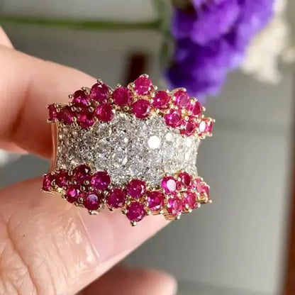 Vintage Palace Style Elegant Party and Banquet Women's Ring for Valentine's Day, Anniversaries, Daily and Formal Occasions