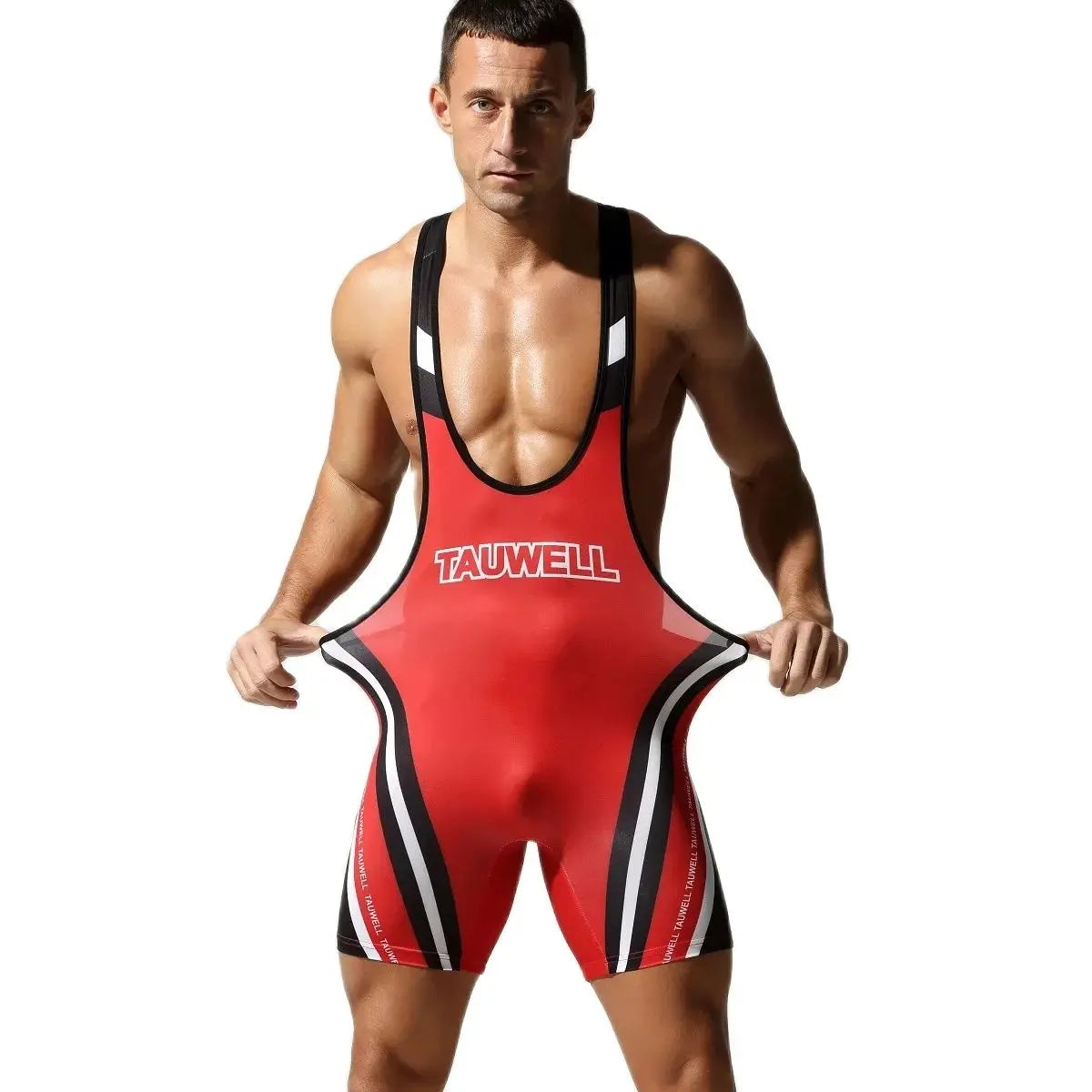 Men's Seamless Body Shaping Bodysuit, Sexy One-Piece Gym Vest, Rompers, Comfortable Home Jumpsuit