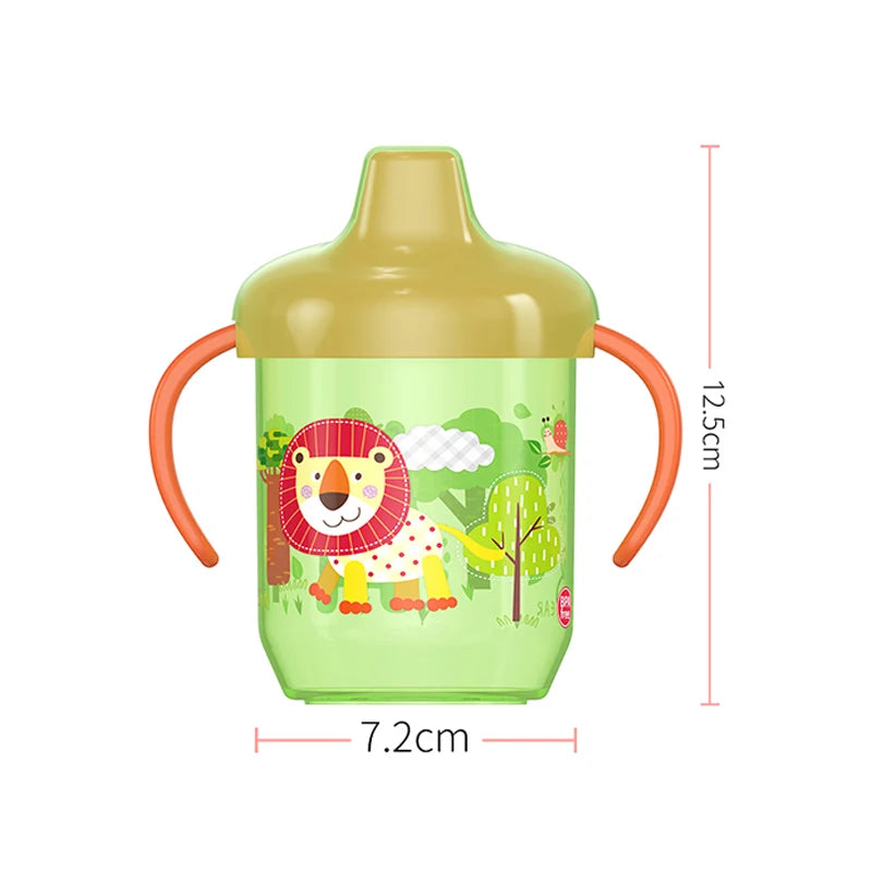 1PC Baby Duckbill Drinking Cup Wide Mouth Cup Baby Learning Drinking Cup with Double Handle for Learning Independent Drinking
