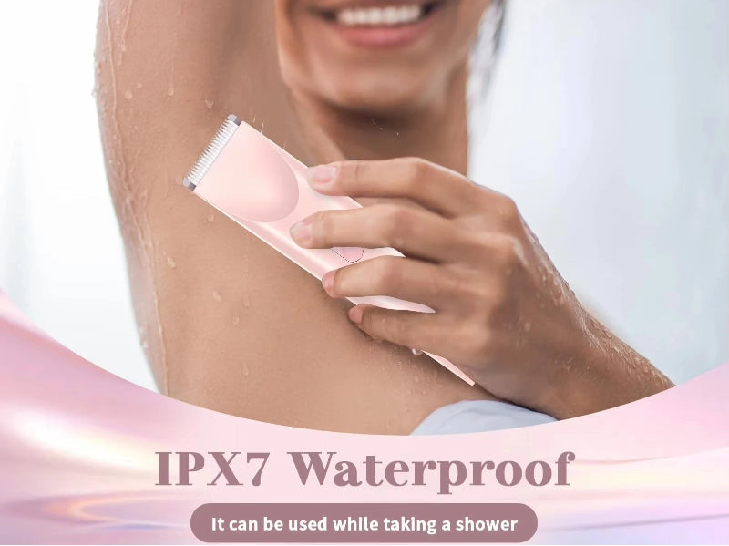 Waterproof Rechargeable Electric Shaver, Mini Women Bikini Trimmer, Body Hair Remover, Mini Double Headed Electric Epilator