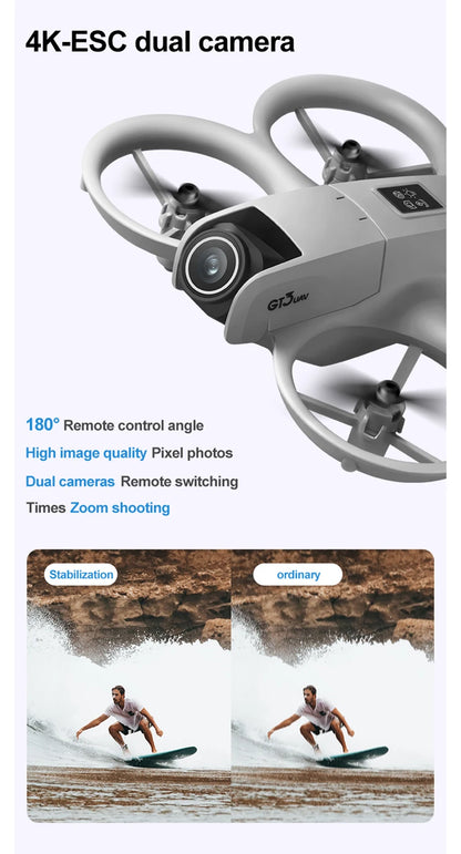 GT3 Drone 8K HD Dual Camera GPS 5G Professional Aerial Photography Remote Control Aircraft with VR Glasses Quadcopter UAV