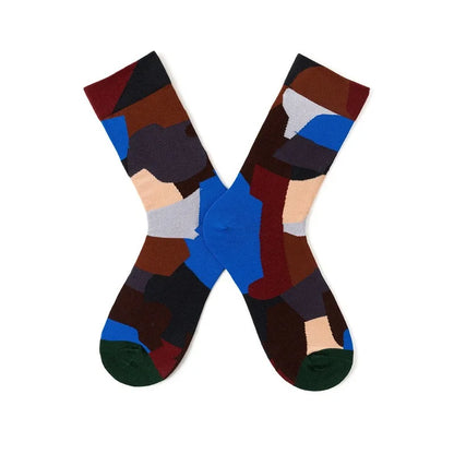 New cotton socks high-quality men's and women's British style casual Harajuku fashion novelty literary couple sexy socks