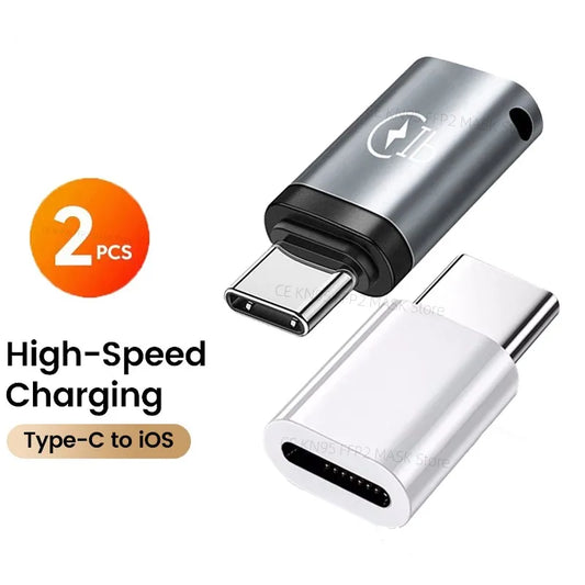 USB C To Lightning Adapter Fast Charging Type C Male To IOS Female Converter Data Transfer For Iphone15 Xiaomi USB C Adapter