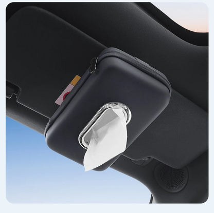 Car sun visor tissue box, seat back car mounted tissue box, car mounted armrest box, high-end storage decoration sanitary paper box