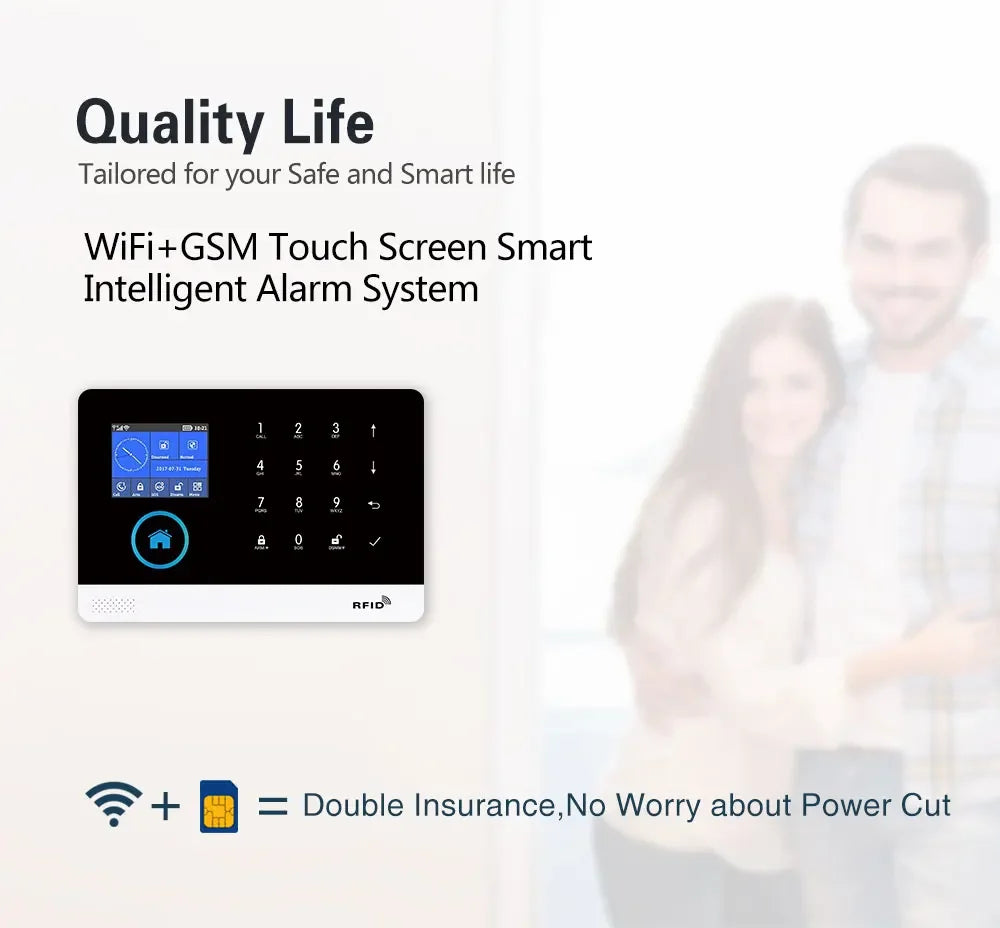 PGST intelligent alarm device, 433MHZ anti-robot terminal detector, smart life control, human body detector, smoke alarm
