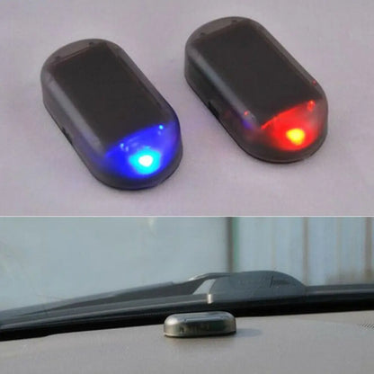 1/2/3/5X Car Fake Security Light Solar Powered Simulated Dummy Alarm Wireless Warning Anti-Theft Caution Lamp LED Flashing Light