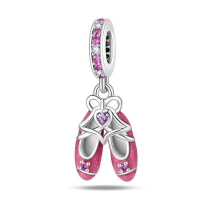 New 925 Silver Fashion Pink Princess Skirt Bag Lipstick Charms Beads Fit 3mm 925 Original Bracelet DIY Jewelry Birthday Gift