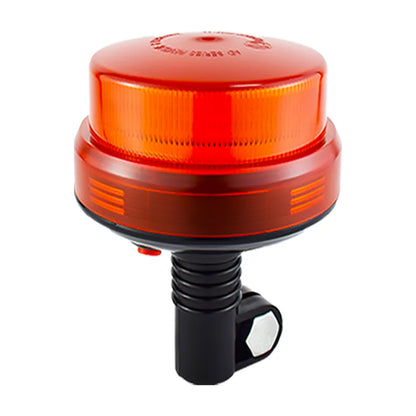 JALN7 LED Beacon Warning Signal Light Tractor Amber for J-Deer Rotating Flash Strobe Lamp Forestry with Base Bracket Pole