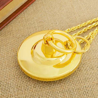 Church Supplier, High Polished Gold Plated Hanging Incense Burner, Orthodox Censer, Church Home Decoration Catholic Chalice, HTISOK