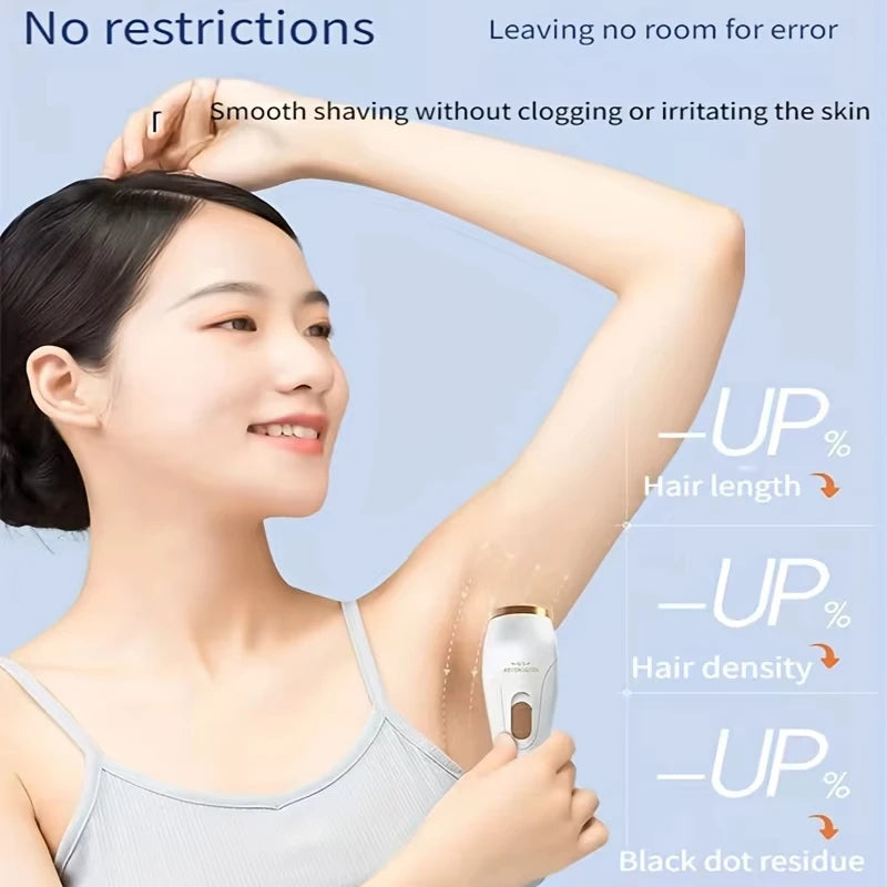 SoftAura 3 IN 1Electric Hair Trimmer for Women Waterproof Painless Body Hair Removal Bikini Arm Leg Face Shaver Personal Care