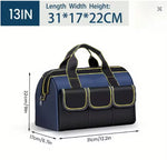 Multifunctional 13in-23inch Tool Bag Thicken big Capacity Waterproof Wear-Resistant Toolkit MultiPocket Electrician Storage Bag