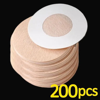 10-200Pcs, Nipple Cover Stickers, Women Breast Lift Tape Pasties, Invisible Self-Adhesive Disposable Bra Padding, Chest Paste Patch