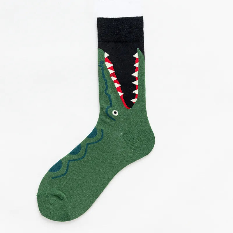 New cotton socks high-quality men's and women's British style casual Harajuku fashion novelty literary couple sexy socks