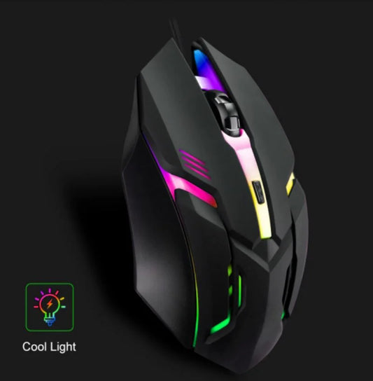 Latest High-Quality Ergonomic Gaming Mouse for Desktop and Laptop Computers, 4-Button USB RGB Backlit Mouse