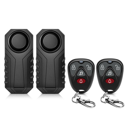 Extractme Motorcycle Burglar Alarm with Remote Control 113dB Wireless Waterproof Car Electric Bicycle Security Anti-Lost Alarm