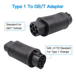 Kolanky 32A 7.2 KW Type 2 to Type 1 Adapter Type 1 to Type 2 Converter Type 2 to GBT Adapter for Charging Electric Vehicles