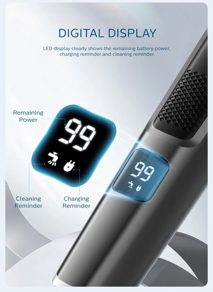 Electric Shaver, Professional Wet and Dry Use Razor Hair Trimmer, Portable Foil Shaver, Reciprocating Shaving Machine Women Men, ENCHEN A1