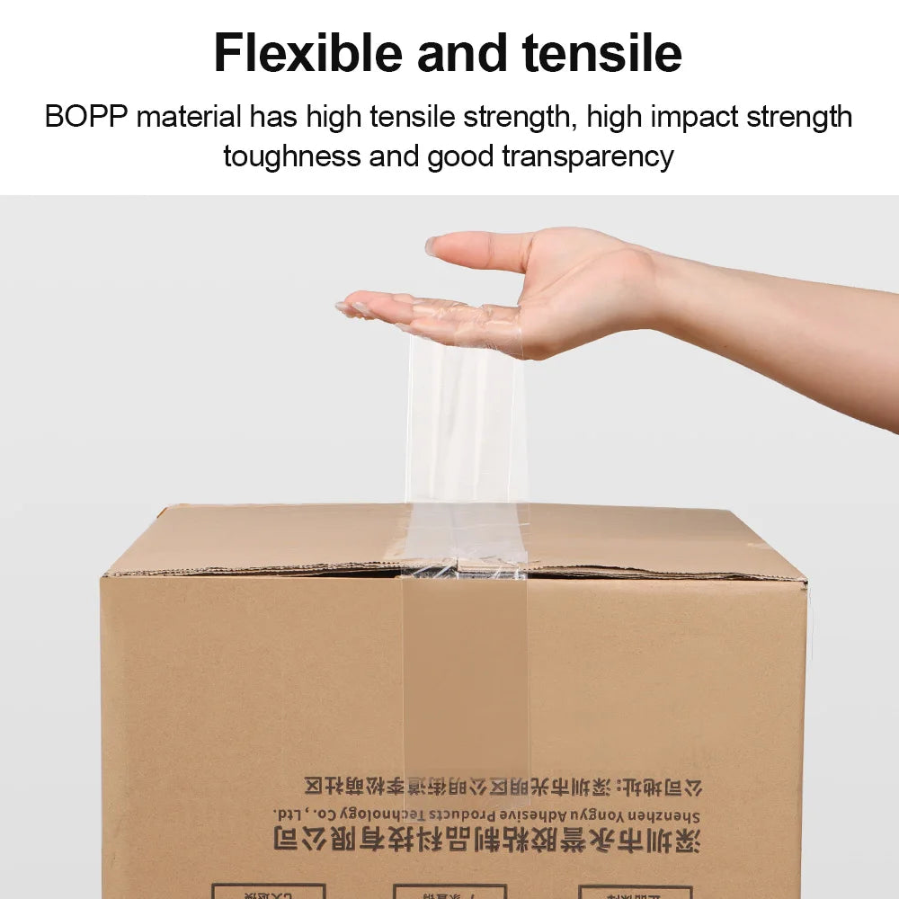 Transparent Sealing Tape White High Viscosity Packaging Express Logistics Workshop Home Strong Home Office