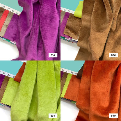 45x50cm 34~66# Plush Fabric For Sewing 5mm Pile Length 100 Polyester Hair Material For Popular Cotton Dolls DIY Handmade Fabric