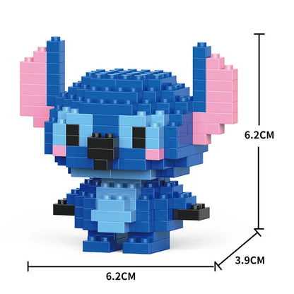Cartoon Cool Rice Building Blocks Animal Dolls Educational Assembled Toys Ornaments Small Particles Children's Birthday Gifts