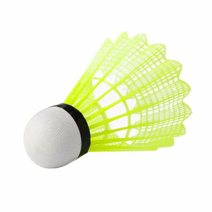 Nylon Badminton Shuttlecocks with Great Stability Durability, Indoor Outdoor Sports Training Balls