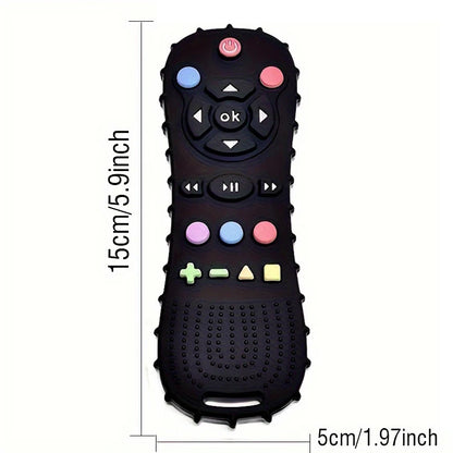 Montessori Baby Silicone Teether Toys Toddler Remote Control Boys Girls Gift Sensory Toys