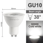 8pcs, Led Bulb Lamps, GU10, AC 220V 110V Light Spot Real Power, 3W 5W 6W 7W 8W 9W Warm White Cold White Lampada for Home LEDs Lamp