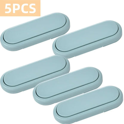 3/5/10Pcs, Children's Drawer Safety Latch, Cabinet Door Protection, Baby Anti Pinch Hand Invisible Lock, Opposite Door Wardrobe Lock