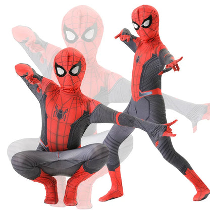 Disfraz de Cosplay de Spider-Man, Traje de Spandex de Cuerpo Completo, Mono de Licra para Adulto, Disfraz de Halloween, Carnaval, Fiesta, Ropa