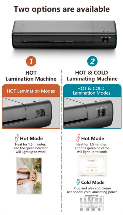 Laminating machine 9 inch laminating machine A4 A3 laminating machine 90 seconds fast preheating hot and cold laminating machine