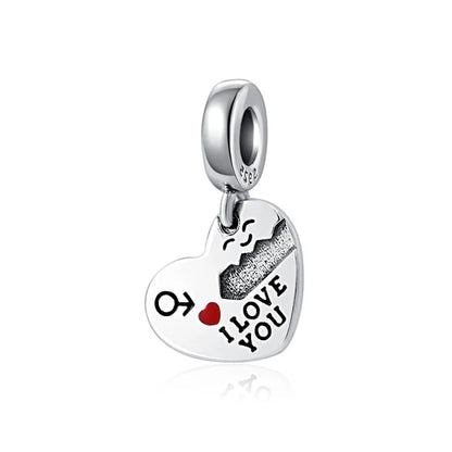 Hot Selling 925 Silver Pink Cake, Dog Paw, Luggage, Cup Bead Pendant Suitable for European Original Bracelet DIY Exquisite Jewelry