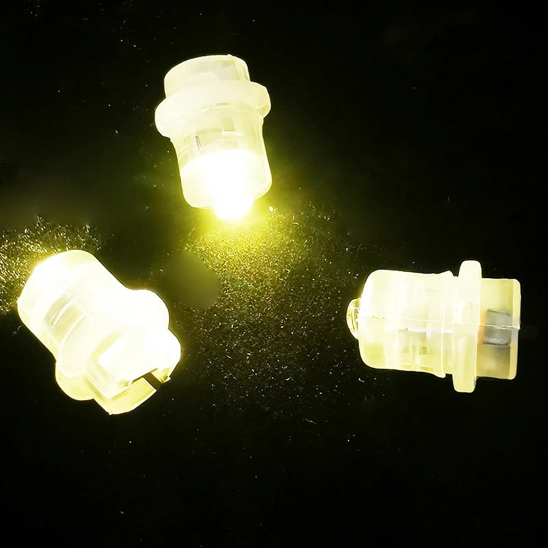 50Pcs, Mini DIY Lights Rave Accessories, LED Light Up Lamp Festival for Glow Supplies, Party Birthday Wedding Holiday Decoration