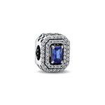 Nuevo colgante de plata 925 compatible con pulsera original, joyas para mujer, serie azul, colgante de pulpo, delfín, búho, camaleón