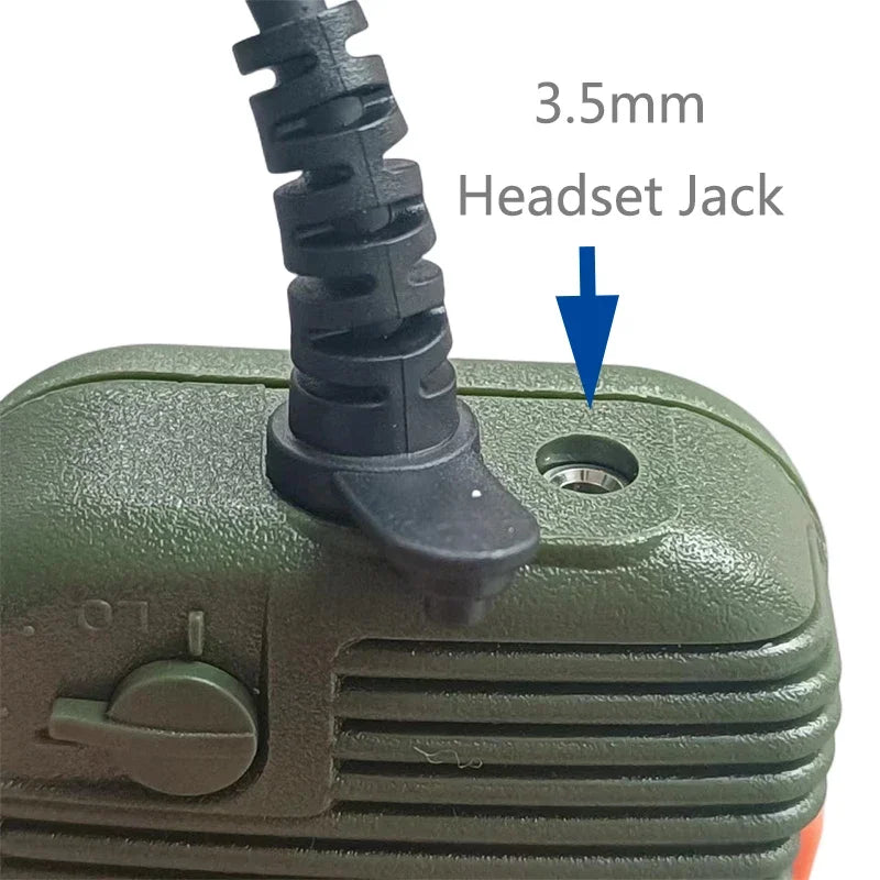 Baofeng AR-152 Mic Walkie Talkie Microphone PTT Radio Speaker Kenwood 2-Pin Type Handheld Mic For UV-K5 UV-16 UV-13 UV5R K Plug