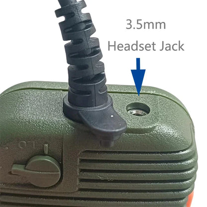 Baofeng AR-152 Mic Walkie Talkie Microphone PTT Radio Speaker Kenwood 2-Pin Type Handheld Mic For UV-K5 UV-16 UV-13 UV5R K Plug