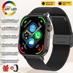 NEW Fashion Built-in 6 Stars GPS Position Smart Watch, Women 2.01'' AMOLED HD Screen IP68 Waterproof Sport  Bracelets For Ladies