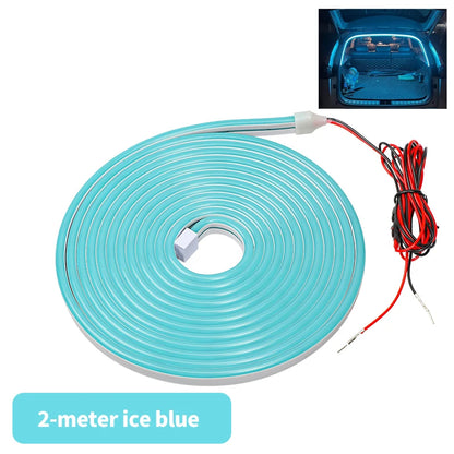 12V DIY environment light strip, car trunk LED light strip, high brightness, used for interior decoration of vehicles, tailgate