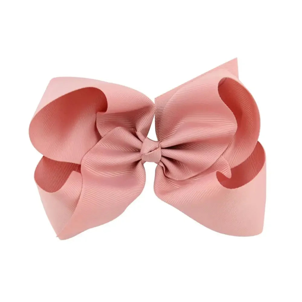 1PC Grosgrain Ribbon Solid Color Hair Bows Clip Girls Hair Clips Hairpins Barrettes Kids Baby Hair Accessories Wholesale