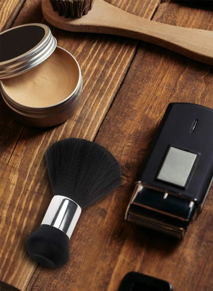 Black Hairdressing Sweeping Neck Hair Cleaning Duster, Hair Cutting Brush for Barbershop Hair Cut, Brush Tools, Barber Accessories