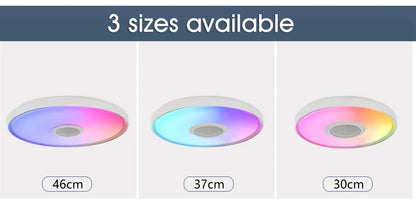 LED Smart Ceiling Lamps RGB APP Remote Control Dimming Modern Home Lighting Music Light with Speaker For Living Room Bedroom