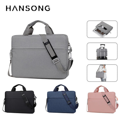 Laptop Sleeve Bag, 14 15.6 Inch Notebook Case For Macbook Air Pro Tablet, Waterproof Portable Travel Carrying Bag, Computer Handbag
