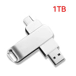 2-In-1 TYPE-C USB Flash Drive 3.2 High-speed PenDrive USB Memory Stick Real Capacity Pen Waterproof Flash Disk Pen Drive