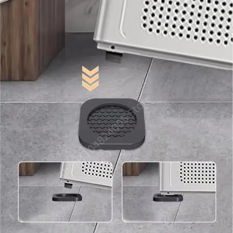 New 4/8Pcs Anti Vibration Washing Machine Feet Pad Anti Slip Silent Universal Washing Machine Refrigerator Furniture Foot Pads
