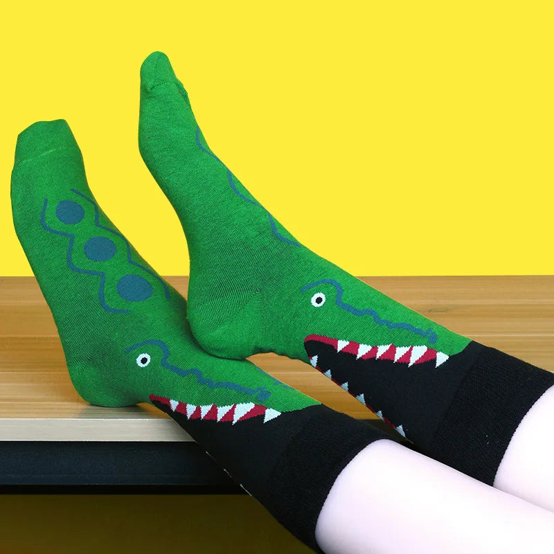 New cotton socks high-quality men's and women's British style casual Harajuku fashion novelty literary couple sexy socks