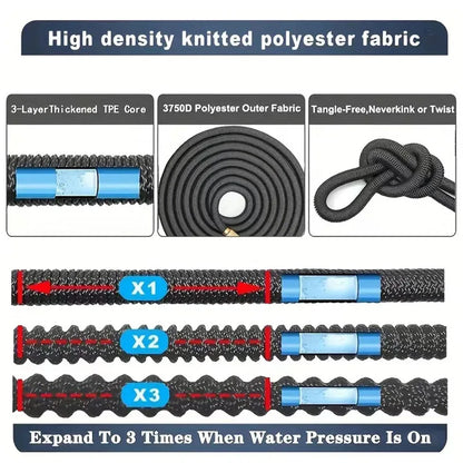 Best Selling Garden Hose, Flexible Hose, Garden Watering Pipe, Double Latex High Pressure Car Wash Hose, Gardens Supplies, Irrigation