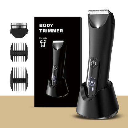 Professional Body Hair Trimmer, Groin&Body Manscape Trimmer For Men, Electric Ball Shaver Groomer, Pubic Grooming Clipper Male R